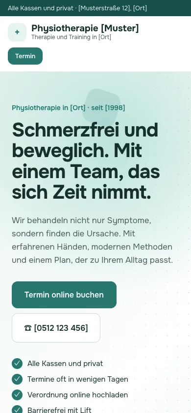 Vorlage Gesundheit